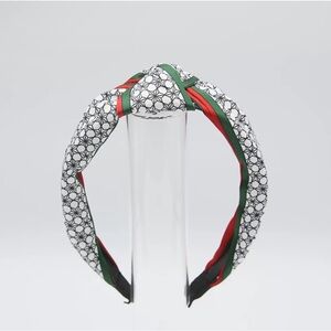 Headband with Red and Green Accents